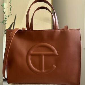 Telfar Medium Tan Shopping Tote